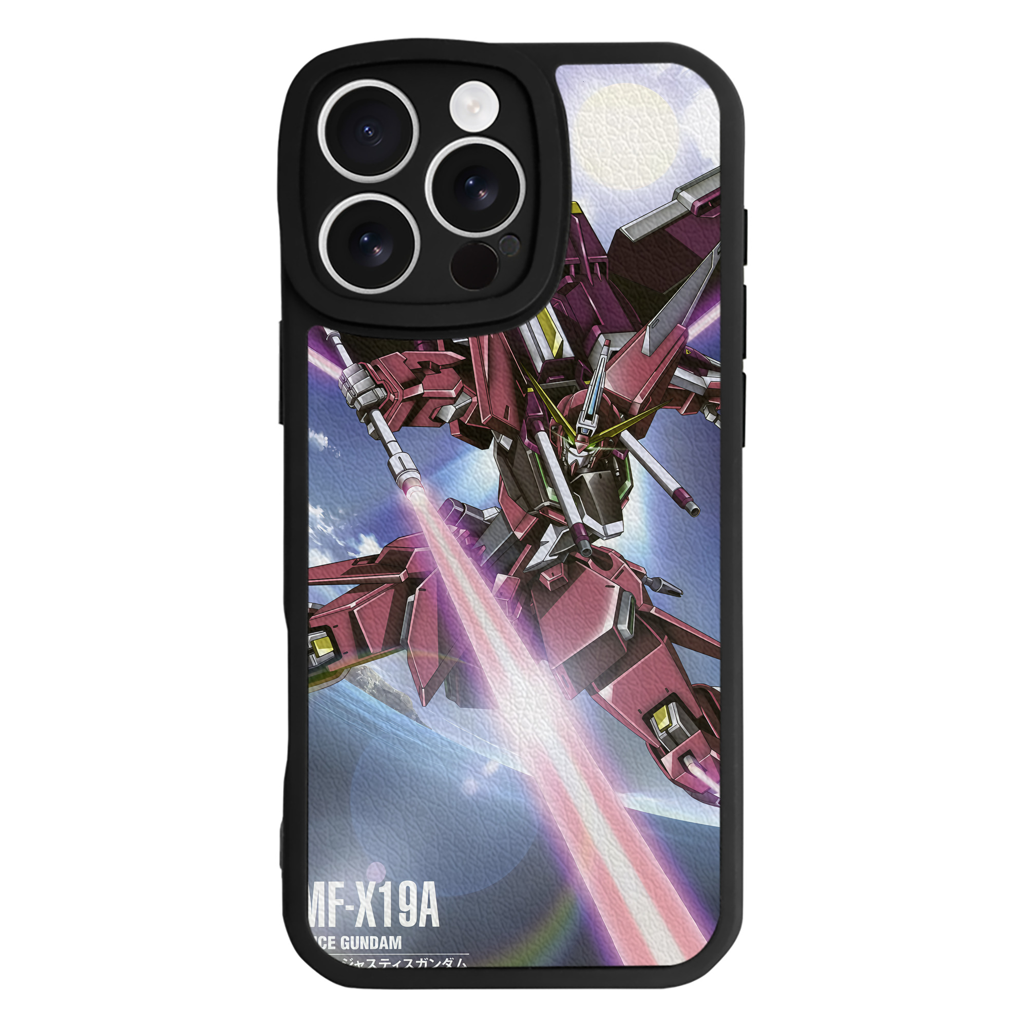 （画像用） 機動戦士ガンダム Mobile Suit Gundam 【iPhone 16シリーズ対応】シリコンスマホケース（レザー調） 材質：シリコン